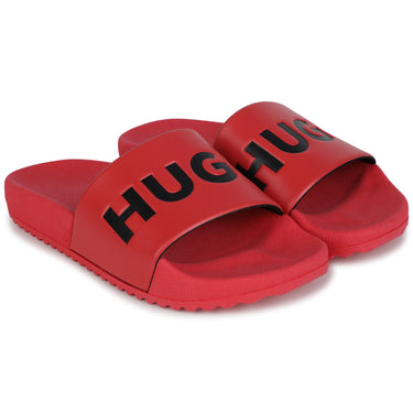 Chanclas HUGO roja para niños y adolescentes